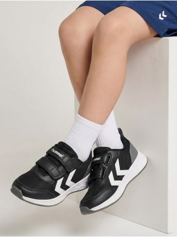 Hummel Klettverschluss Sneaker Turbo Run Lebensstil Kinder in BLACK