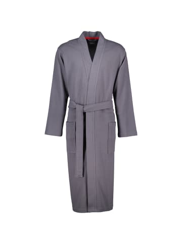 Cawö Home Cawö Home Bademäntel Herren Kimono 816 anthrazit - 72 in anthrazit - 72