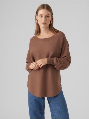 Vero Moda Strickpullover in Brown Lentil