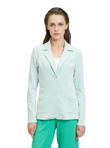 Betty Barclay Shirtblazer mit aufgesetzten Taschen in Green/Cream