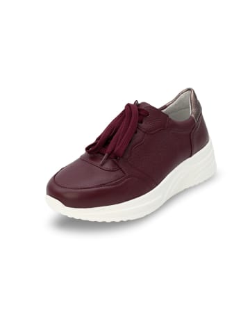 VITAFORM Hirschleder Sneaker in aubergine