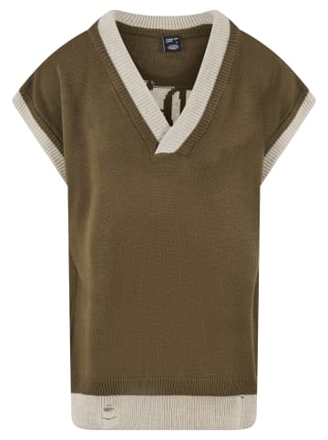 Von Dutch Outerwear - Vests in khaki