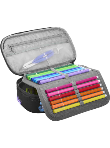 Coocazoo Schlampermäppchen Floral Artnight in schwarz