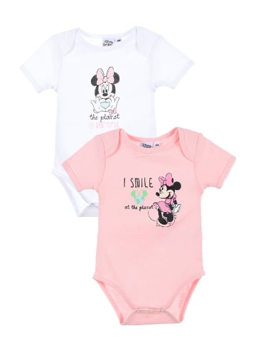 Disney Minnie Mouse 2er Set: Strampler in Rosa