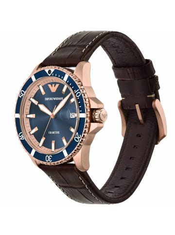 Armani Analoguhr für Herren in blau