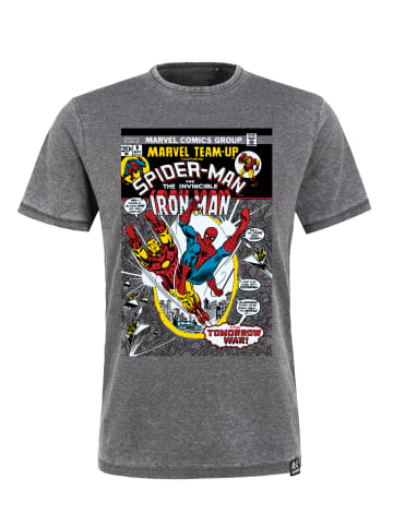 Re:Covered T-Shirt Marvel Team Up in Charcoal