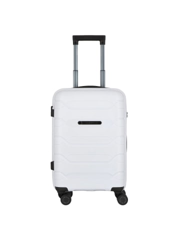 Polestream Strz by Asteroid 4 Rollen Kabinentrolley 55 cm in pearl white