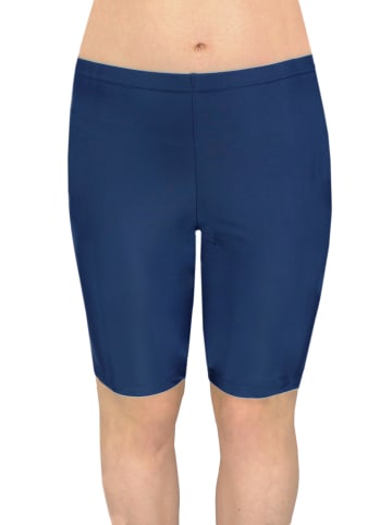 Aquarti Damen Schwimmradler Badehose große Größen in dunkelblau