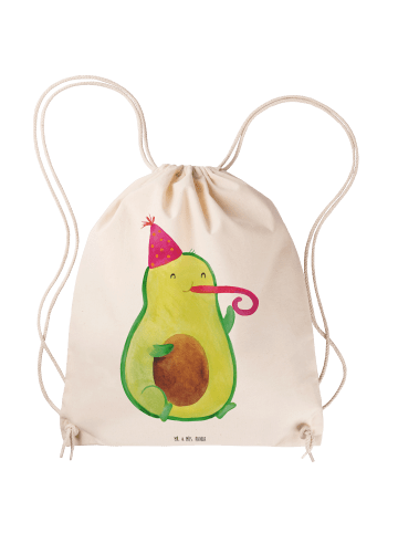 Mr. & Mrs. Panda Sportbeutel Avocado Feier ohne Spruch in Creme