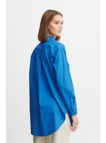 b.young Langarmbluse BYGAMZE 20809476  Schicke Longbluse in Blau