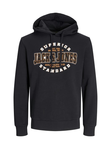 Jack & Jones Hoodie 'Logo' in schwarz