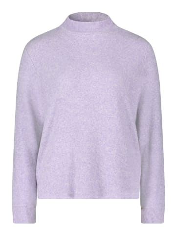 CARTOON Langarm-Shirt mit Kragen in Light Purple Melange