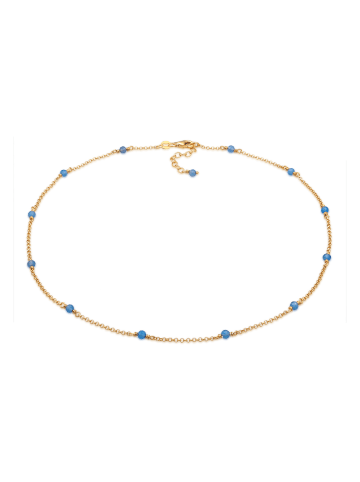 Elli Halskette 925 Sterling Silber Kugel in Gold