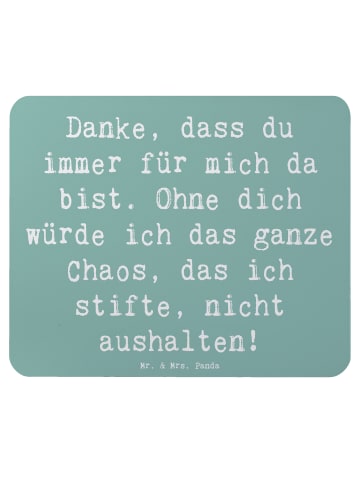 Mr. & Mrs. Panda Mauspad Spruch Dankbarkeit für Freundschaft mit... in Meeresbrise