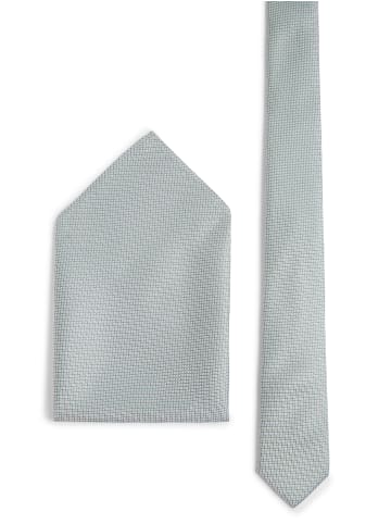 Finshley & Harding London Krawatte in lind silber - 0001