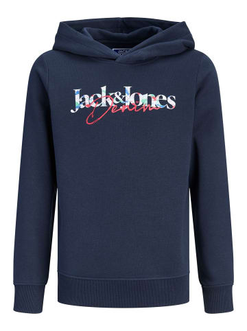JACK & JONES Junior Kapuzenpullover in Navy Blazer