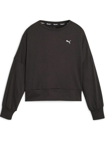 Puma Sweatshirt RETRO GLAM PULLOVER in Schwarz