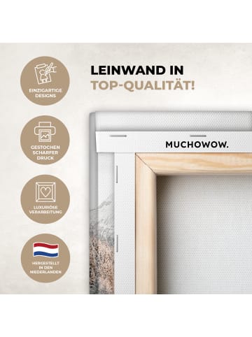 MuchoWow Leinwand bilder Gefrorener Fluss (BxH)