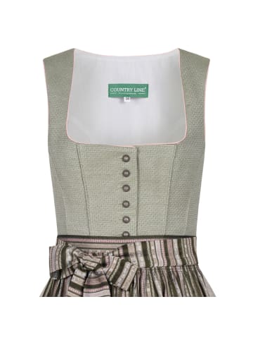 Country Line Midi Dirndl in Grün