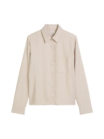 Marc O'Polo Flanellbluse regular in chalky mauve melange