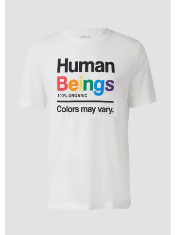 s.Oliver T-Shirt in 01D1_weiß