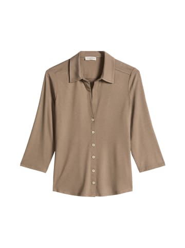 Marc O'Polo Jersey-Bluse regular in Chalky Brown