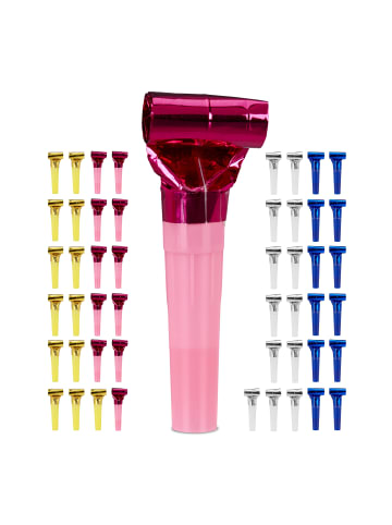 relaxdays 150x Partytröten in Bunt