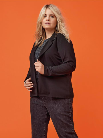 ONLY Carmakoma Blazer Übergröße Business Cardigan Strickjacke Plus Size CARSANIA in Schwarz