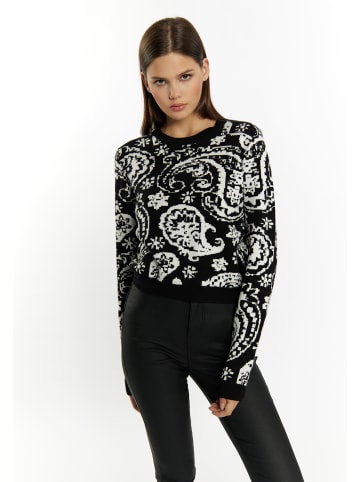 myMo ROCKS Damen Strick Pullover in Schwarz