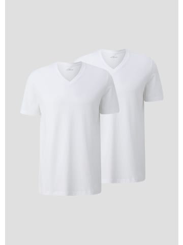s.Oliver T-Shirt in 0100_weiß