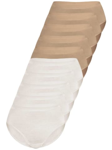 Sassa 10er Sparpack Slip Midi in skin white