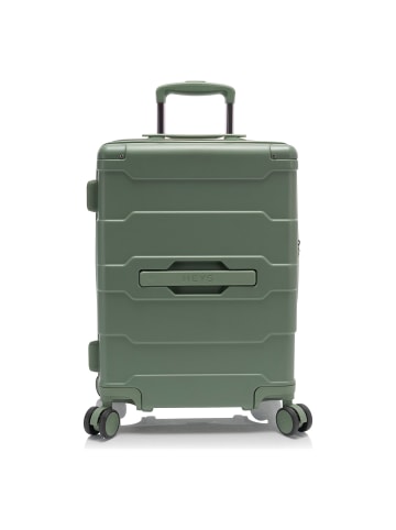 Heys ReNew 4 Rollen Kabinentrolley S 53 cm mit Dehnfalte evergreen
