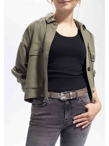 Tamaris Gürtel Essential Classics in taupe silber metallic 6215