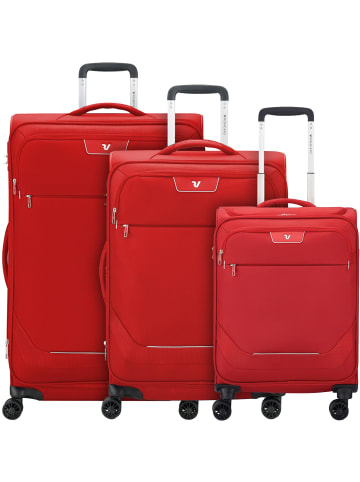 Roncato Joy 4 Rollen Kofferset 3-teilig mit Dehnfalte in rosso