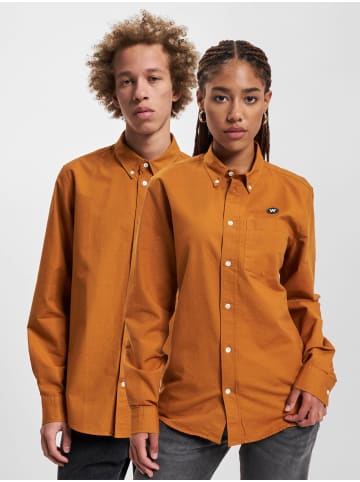 WOOD WOOD WOOD WOOD Flannel Hemd in brown