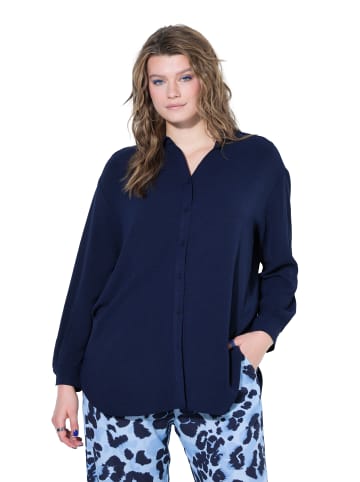 Studio Untold Hemdbluse in dunkelblau