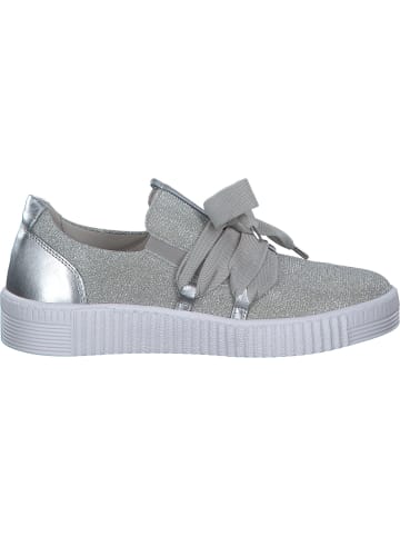 Gabor Slip-On-Sneaker in Silber