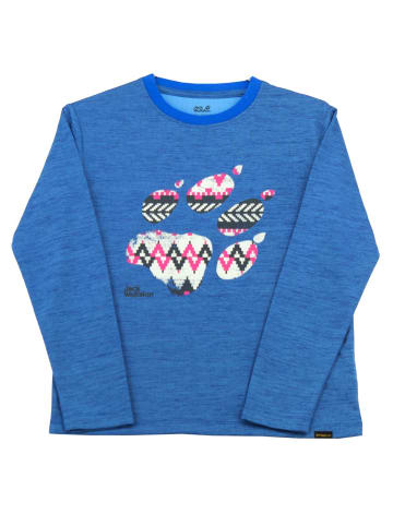 Jack Wolfskin Shirt Vargen in Blau