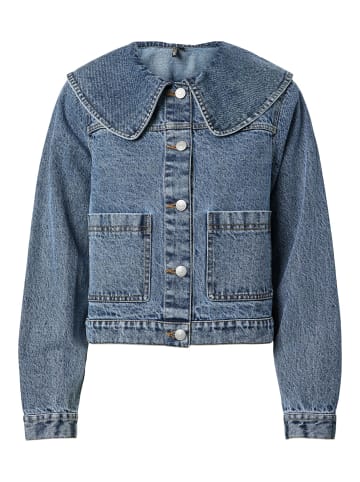 Pieces Jeansjacke in Light Blue Denim