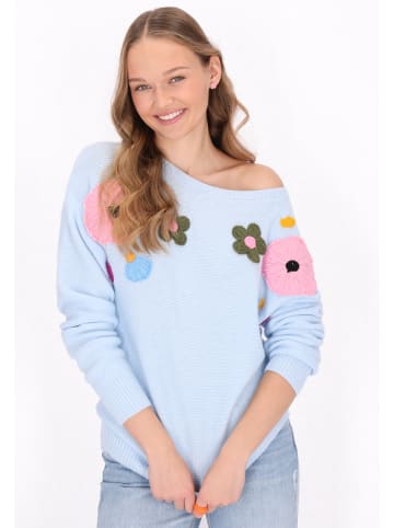 myMo Women Sweater in Light Blue