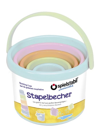 Spielstabil Stapelbecher-Set pastell 5-teilig - ab 1 Jahr