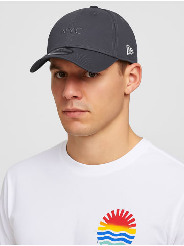 NEW ERA 9FORTY Cap mit NYC-Stickerei gebogener Schirm in Grau-2