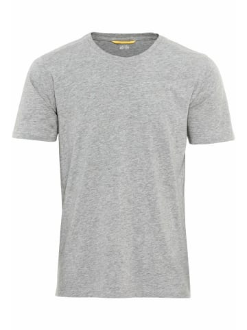 Camel Active T-Shirt aus reiner Baumwolle in Hellgrau