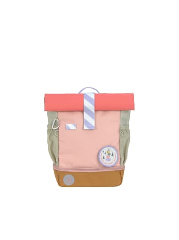 Lässig Lässig Kinderrucksack - Mini Rolltop Backpack Sunny Explorer, Rosa Pink