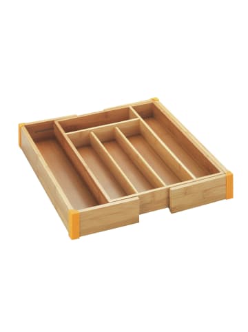 Wenko Besteckkasten Bambus, Besteckkasten Mod. Bambus in Braun