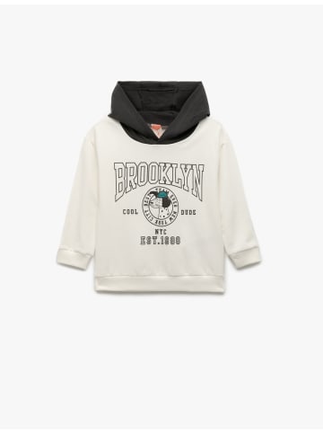 KOTON SWEATSHIRTS in Ekru