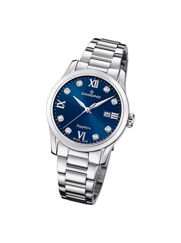 Candino Analog-Armbanduhr Candino Classic silber mittel (ca. 33mm)