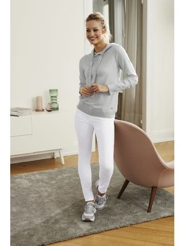 Laura Scott Strickpullover in grau-melange