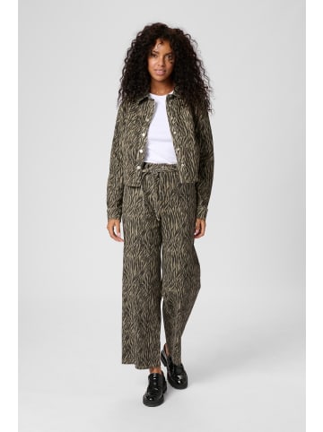 Kaffe Jeans KAleondra Loose fit in Feather Gray / Black Animal