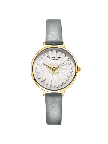 Victoria Hyde London Uhr Maida Vale Daisy in Gold/Grau - (D)32mm